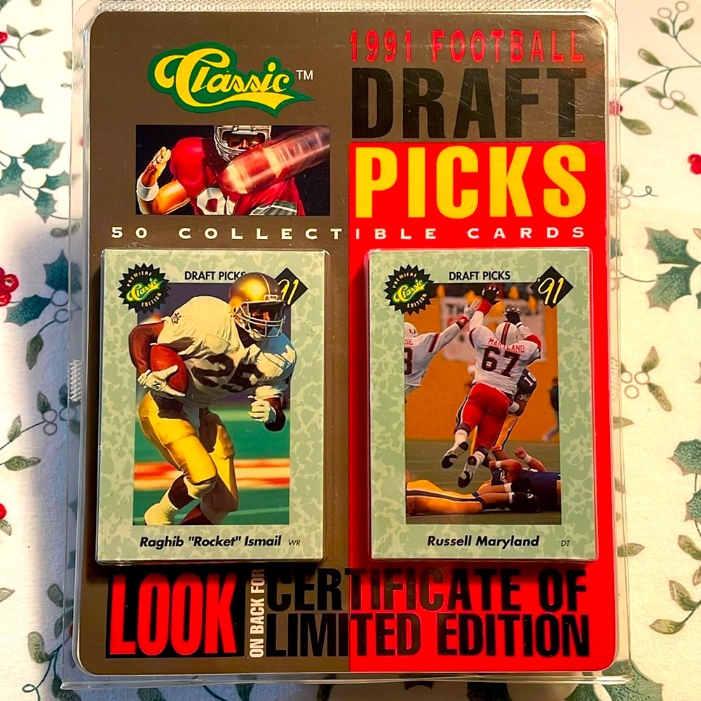 1991 Classic Draft Pickss Football Cards